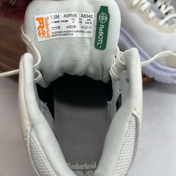 Timberland PRO Boots Wm 5.5 M Setra Comp Safety Toe High Top Sneakers Work - Picture 10 of 14